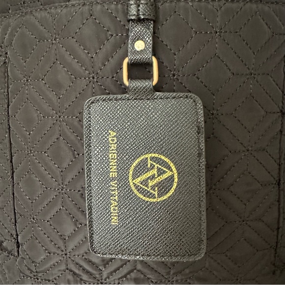 Adrienne Vittadini Quilted Black Backpack NWOT - Picture 8 of 8